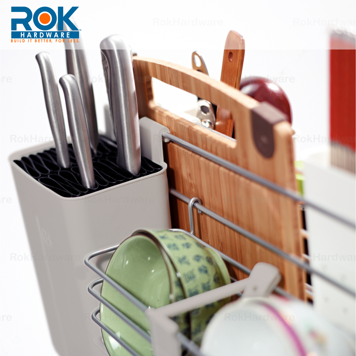 Rok Hardware Cook Agent Base Kitchen Organizer, Hinged Door